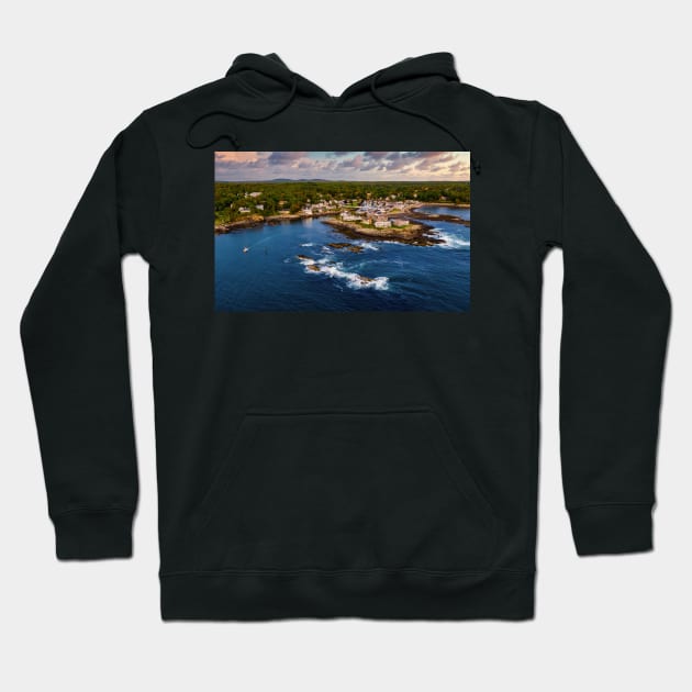 Looking into Perkins Cove Hoodie by jforno